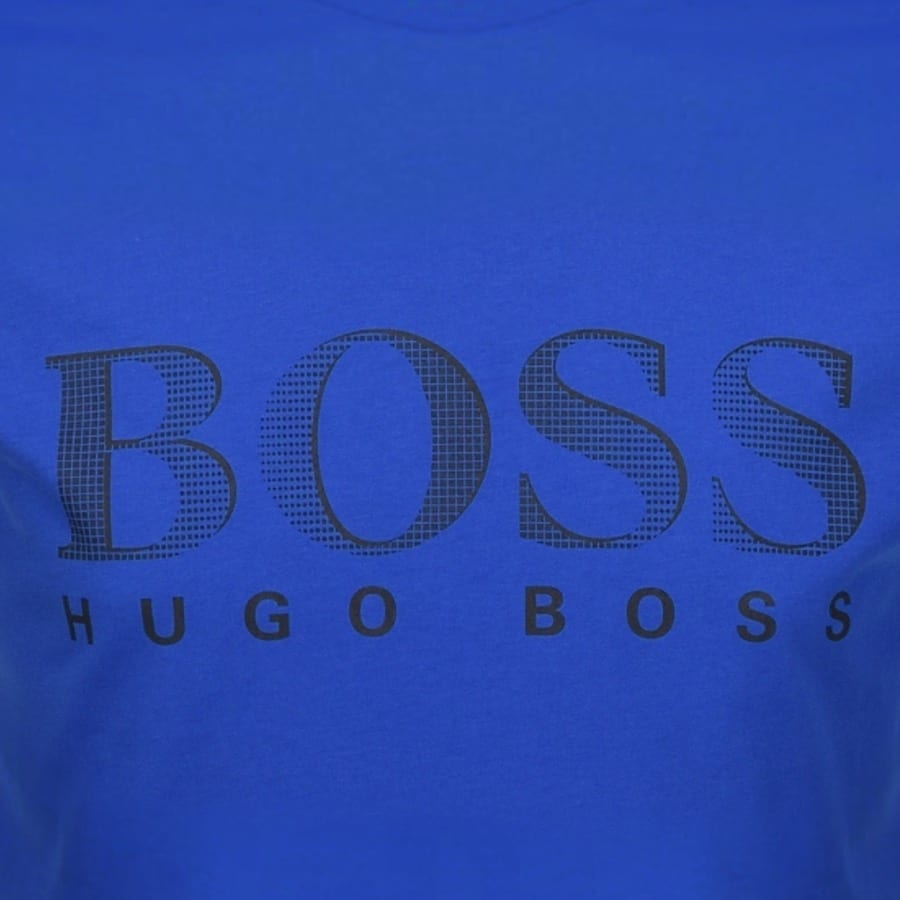 Alternative Image for ProductBOSS UV Protection Logo T Shirt Blue3